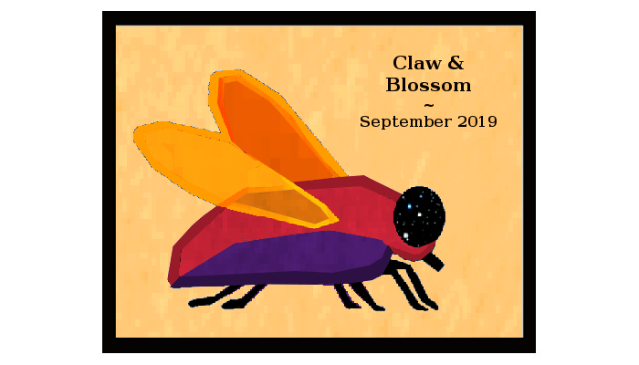 Illustration: house fly with outer-space eye