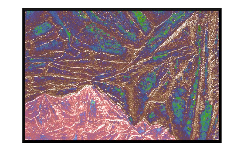 Illustration: lake ice closeup