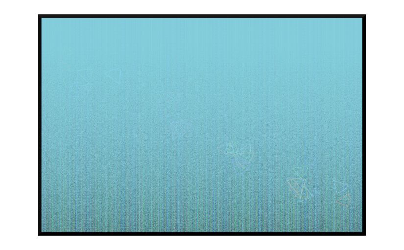 Illustration: fog obscuring grassy scene