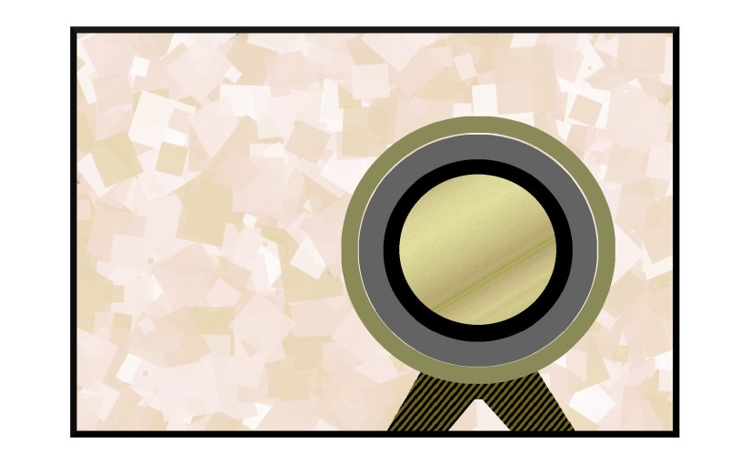 Illustration: telescope in front of a paper screen